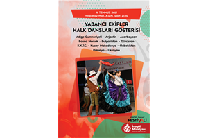 İnegöl Belediyesi 32. Uluslararası Kültür Sanat Festivali Yabancı Ekipler Halk Dansları Gösterisi