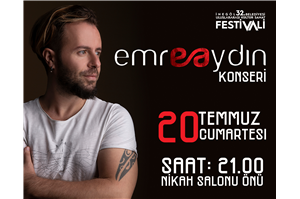 İnegöl Belediyesi 32. Uluslararası Kültür Sanat Festivali Emre Aydın Konseri
